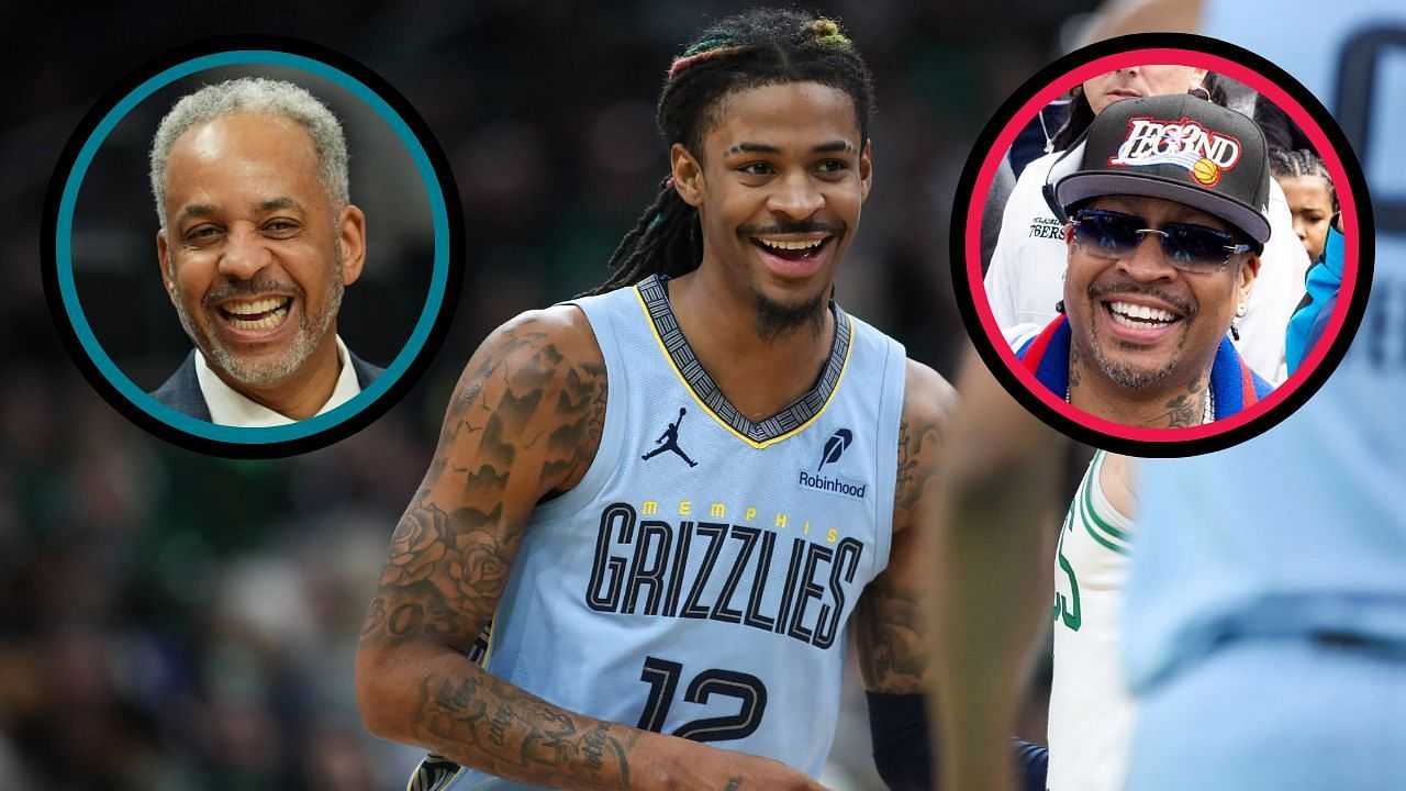 Ja Morant reacts to Allen Iverson’s shout-out to Steph Curry’s father “OG Sniper” Dell Curry