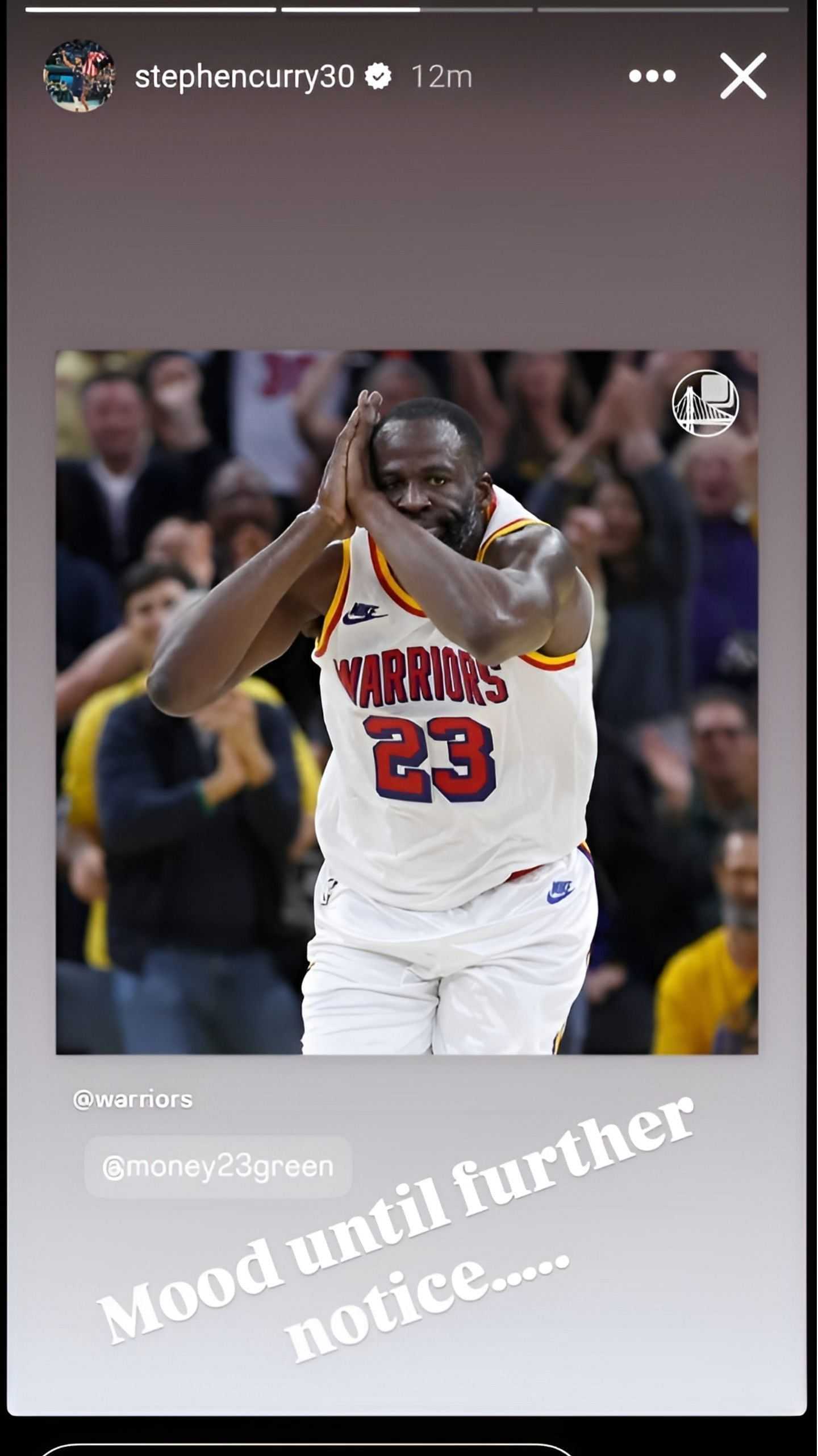 Steph Curry shares 4-word reaction to Draymond Green copying his ‘night night’ celebration-Picture2