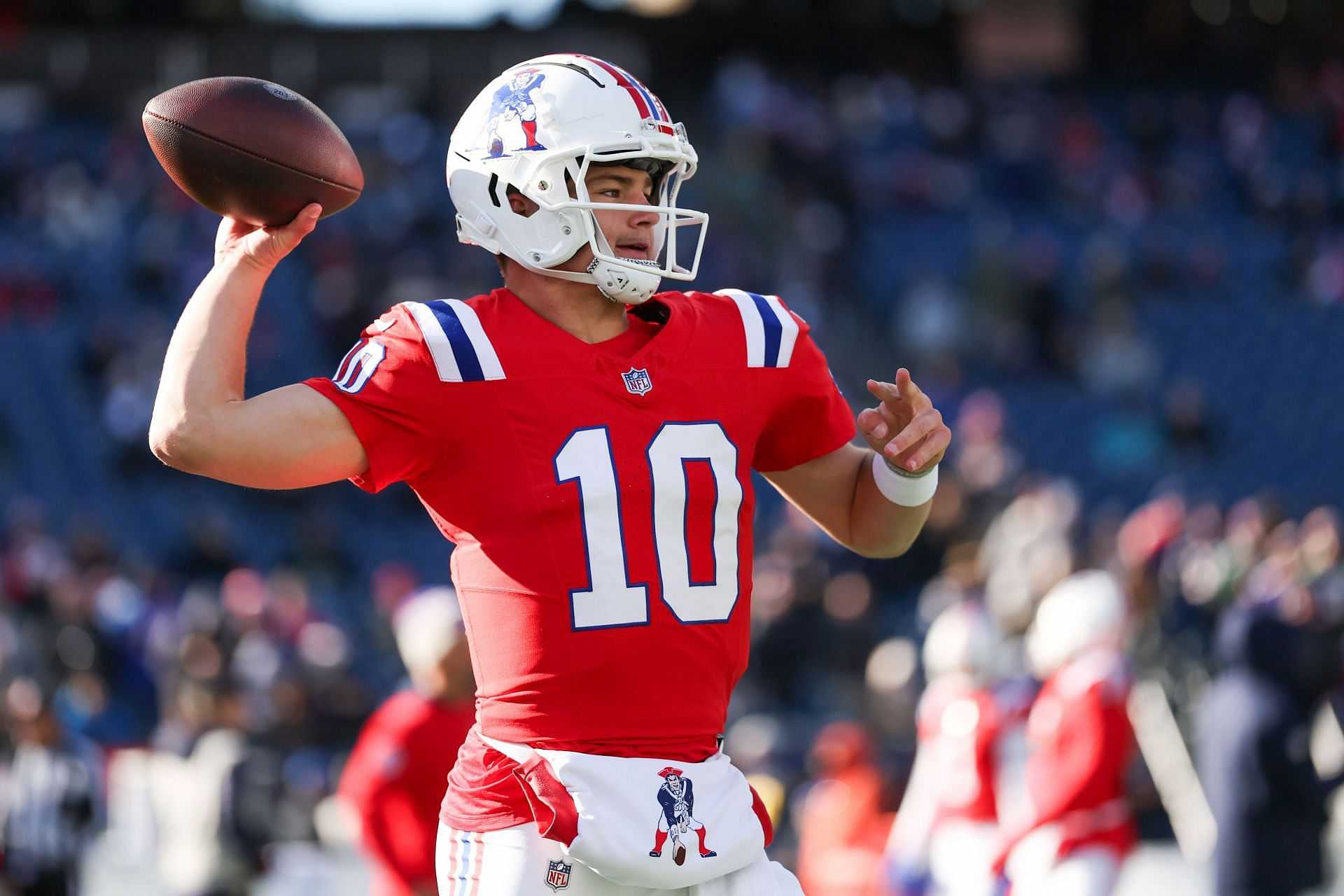 Drake Maye makes feelings clear on the pressure of playing for Tom Brady’s 6x Super Bowl Champion team