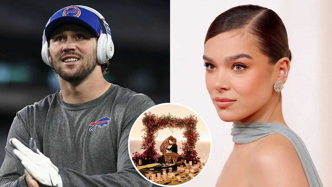 Josh Allen shares how Hailee Steinfeld beat him to the proposal punch nearly flopping QB’s perfect plan