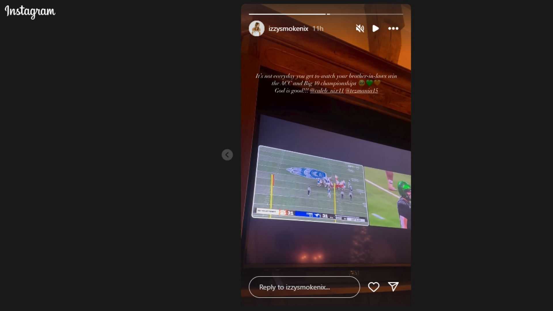 Broncos rookie Bo Nix’s wife Izzy celebrates as QB’s brothers Caleb and Tez bag ACC and Big 10 championships-Picture2