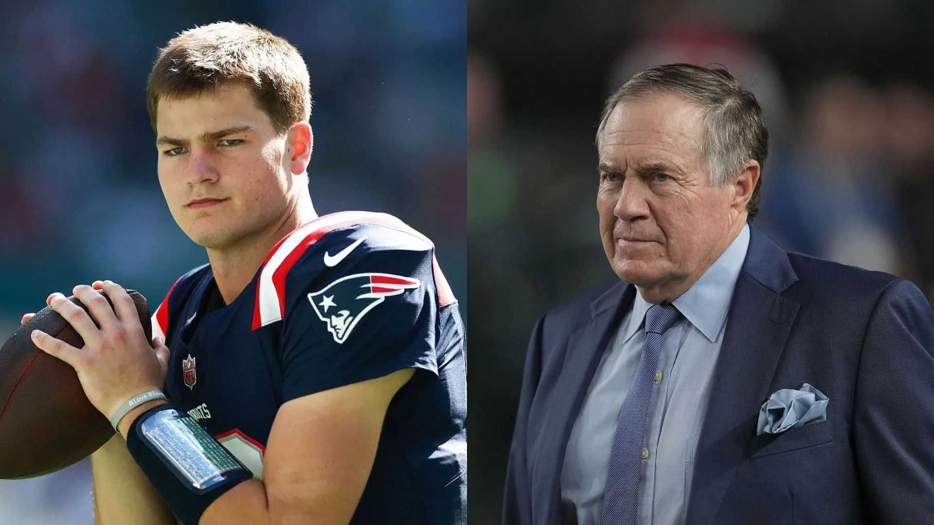 Drake Maye makes feelings known on ex-HC Bill Belichick potentially coaching UNC