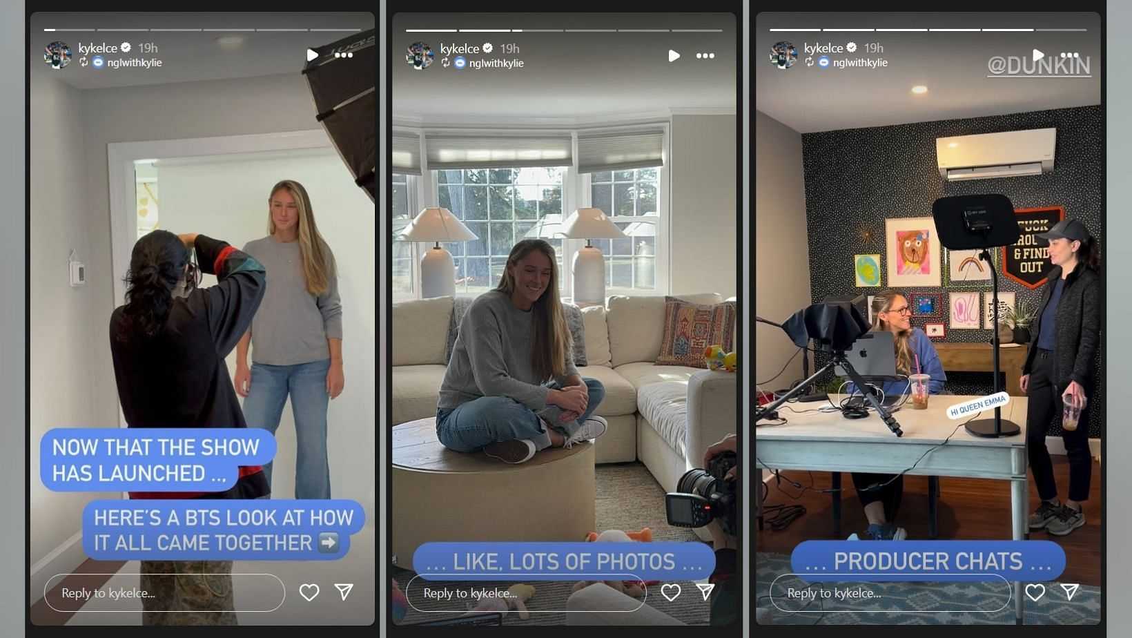 In Photos: Jason Kelce’s wife Kylie shares BTS from production of first podcast ‘Not Gonna Lie’-Picture2