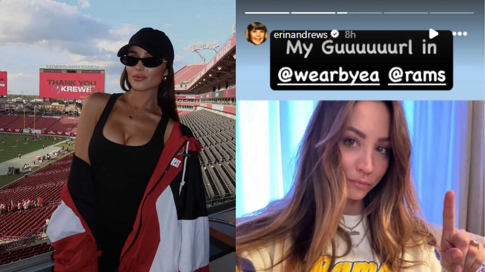 Jarrett Stoll’s wife Erin Andrews fired up as Olivia Culpo, Hollywood star Kaley Cuoco don sports apparel from her fashion line-Picture1