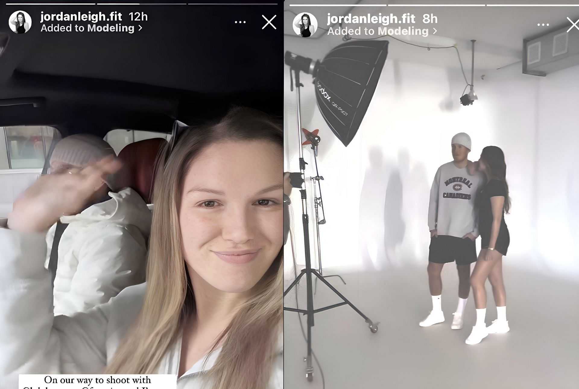 Patrik Laine’s fiance Jordan Leigh gives a sneak peek into couple’s Fanatics x lululemon photoshoot for Montreal Canadiens