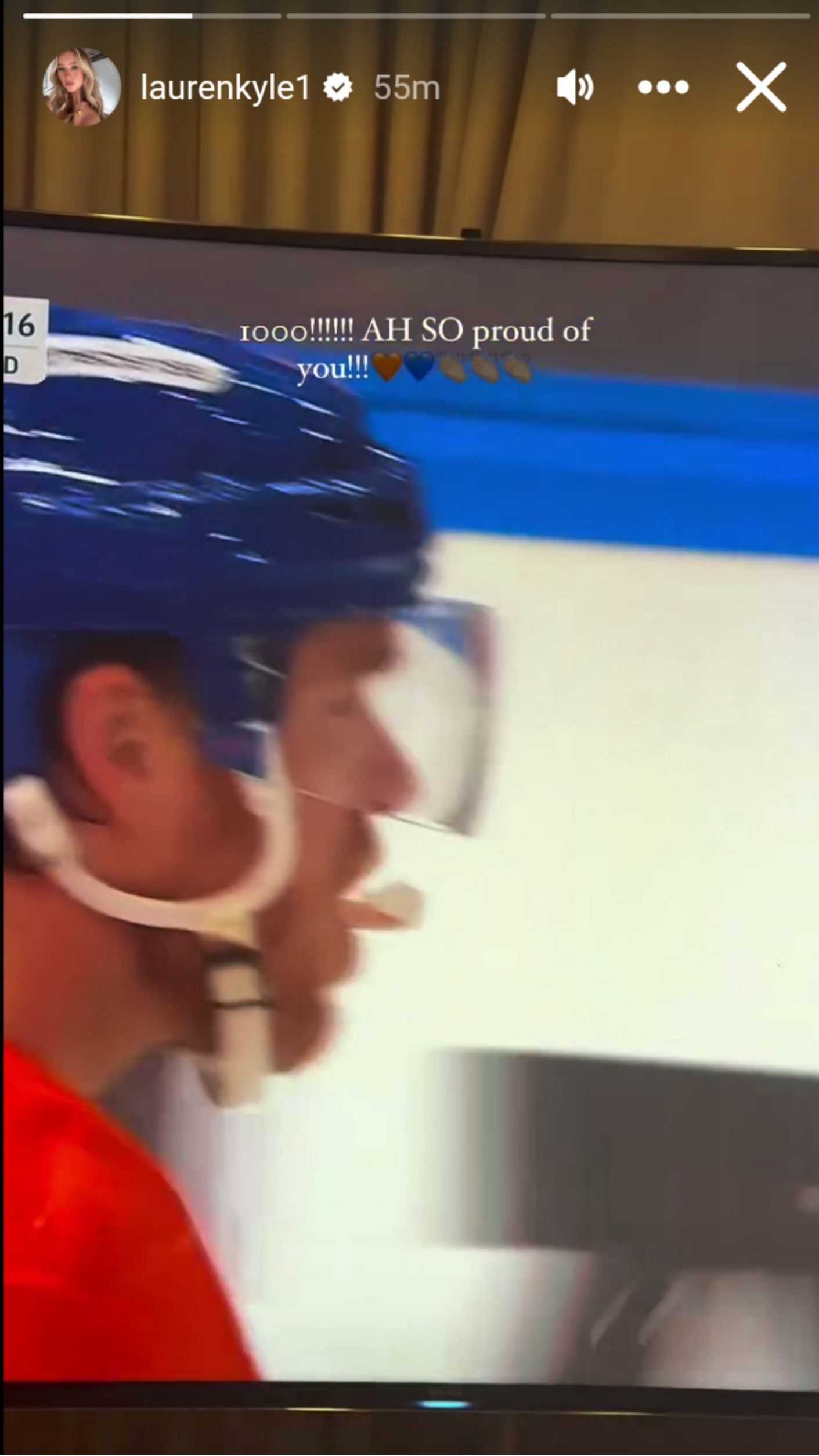 Connor McDavid’s 1000-point milestone elicits heartfelt reaction from wife Lauren Kyle-Picture2