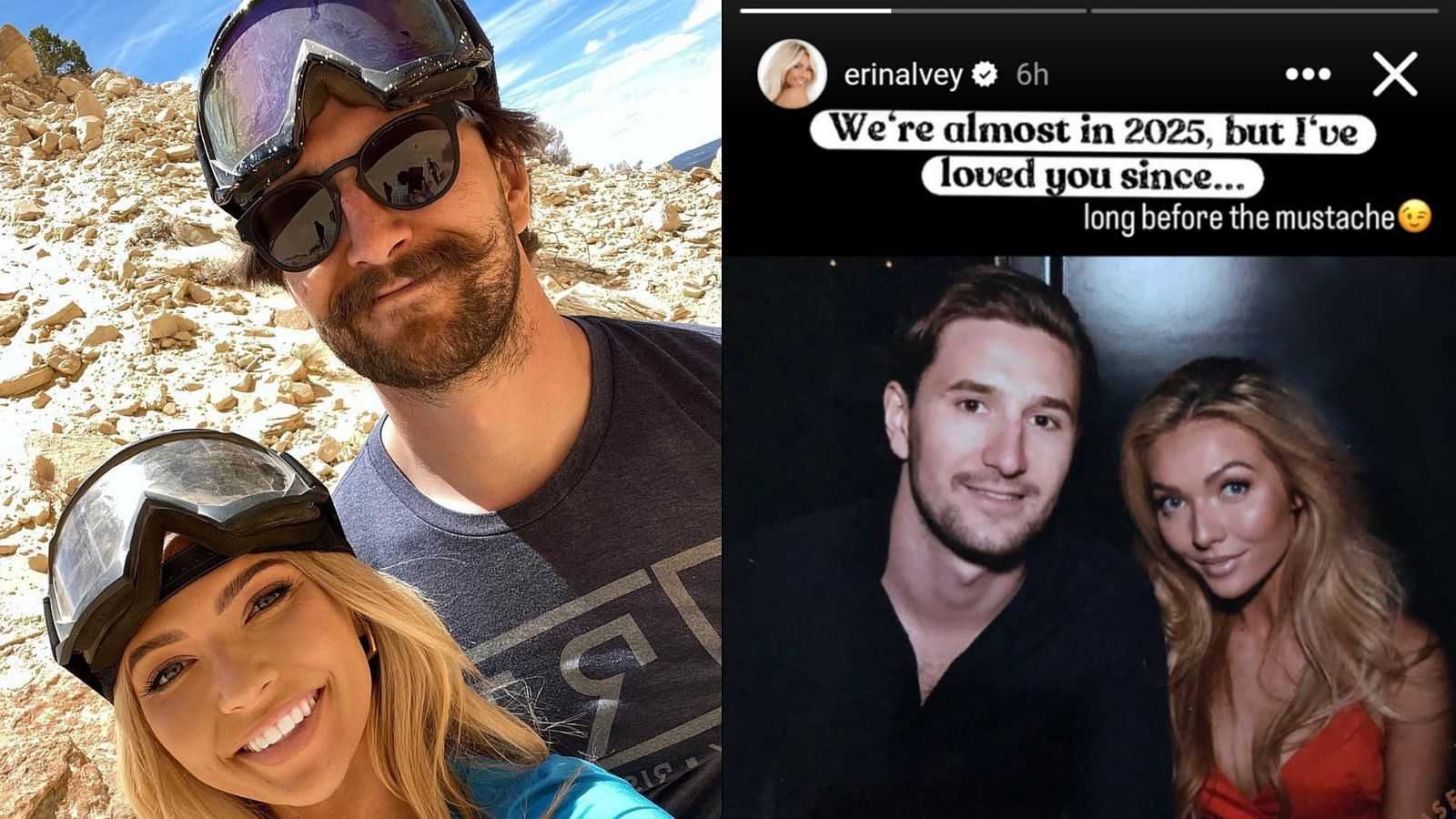 “Long before the mustache”: Filip Forsberg’s wife Erin Alvey jumps on viral trend with throwback picture