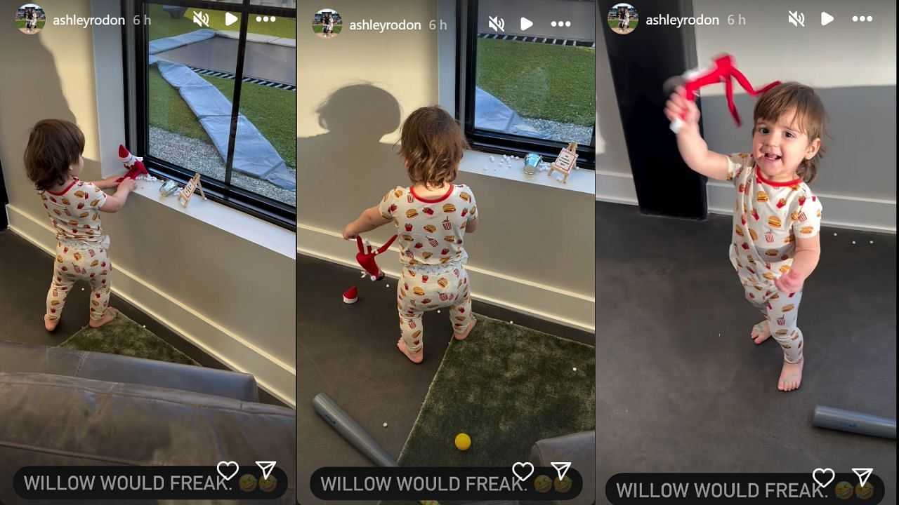 “Willow would freak” – Carlos Rodon’s wife Ashley shares glimpses of son Silo throwing Santa Claus around ahead of Christmas-Picture2