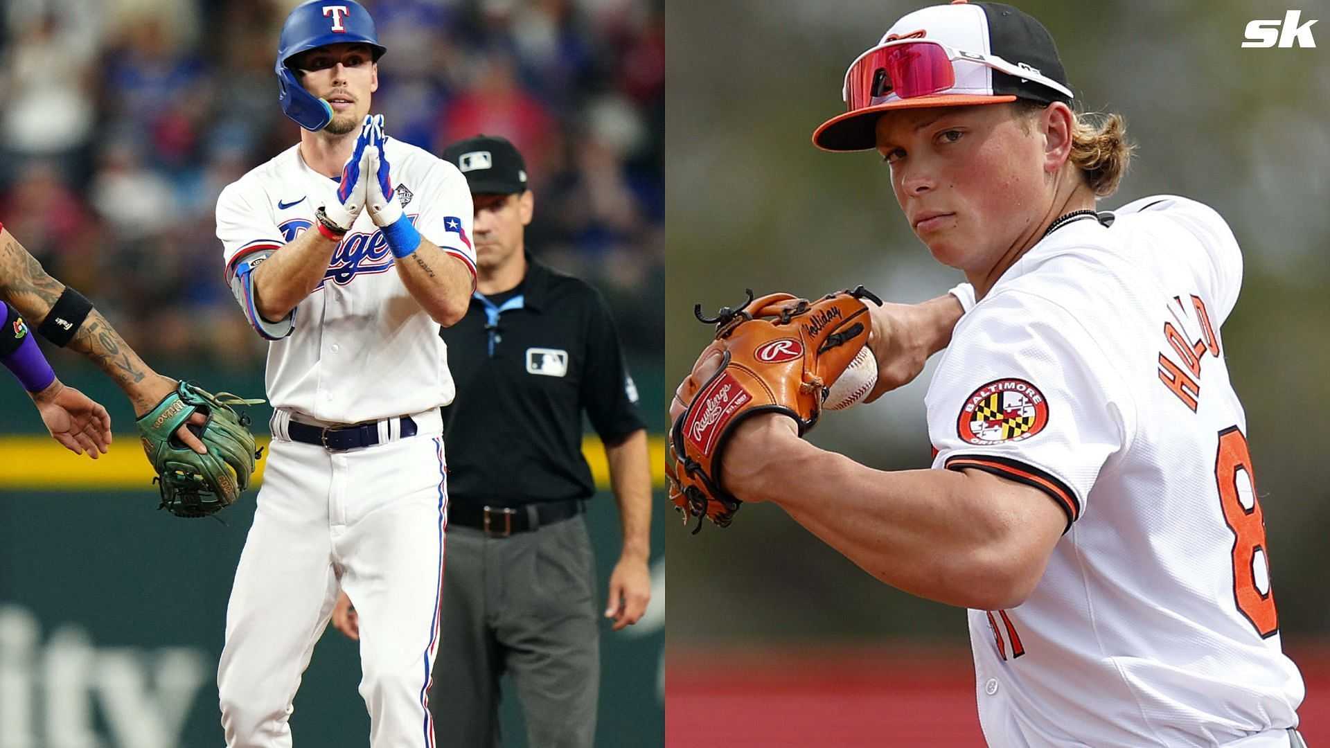 “Can we get game used jock straps?”; “This is getting wild” – Fans react as Jackson Holliday & Evan Carter’s first HR gloves become 1/1 relic cards