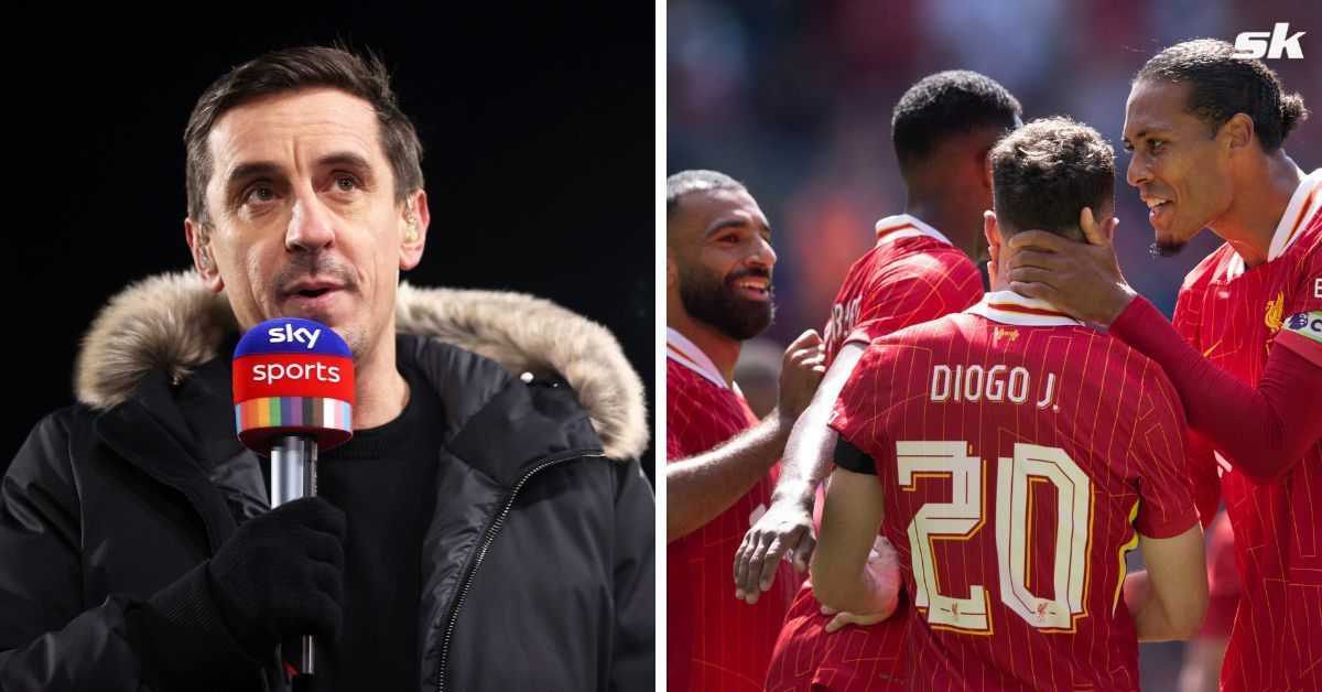“That would hurt them” – Gary Neville explains ‘biggest risk’ for Liverpool in Premier League title race despite 6-3 win over Spurs