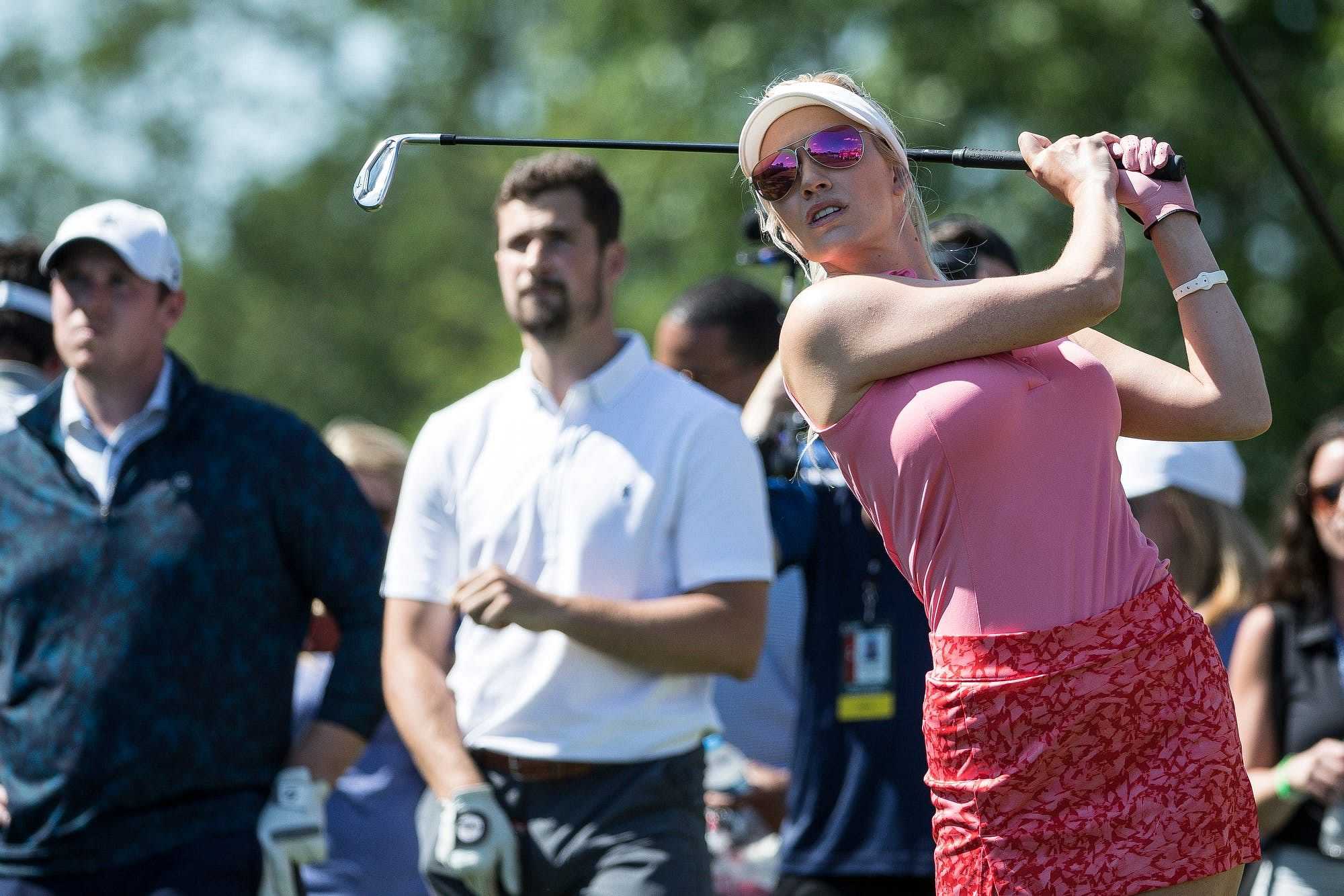 Paige Spiranac shares a message she received on her pay-to-access exclusive content platform