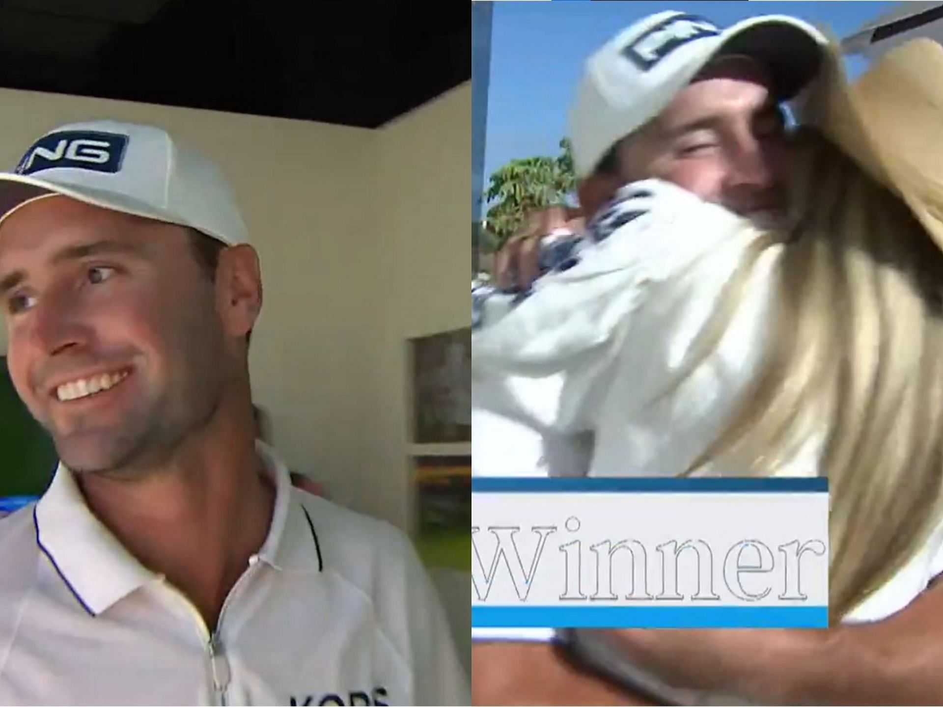 WATCH: Celebrations all around as Austin Eckroat watches himself take victory at the WWT Championship