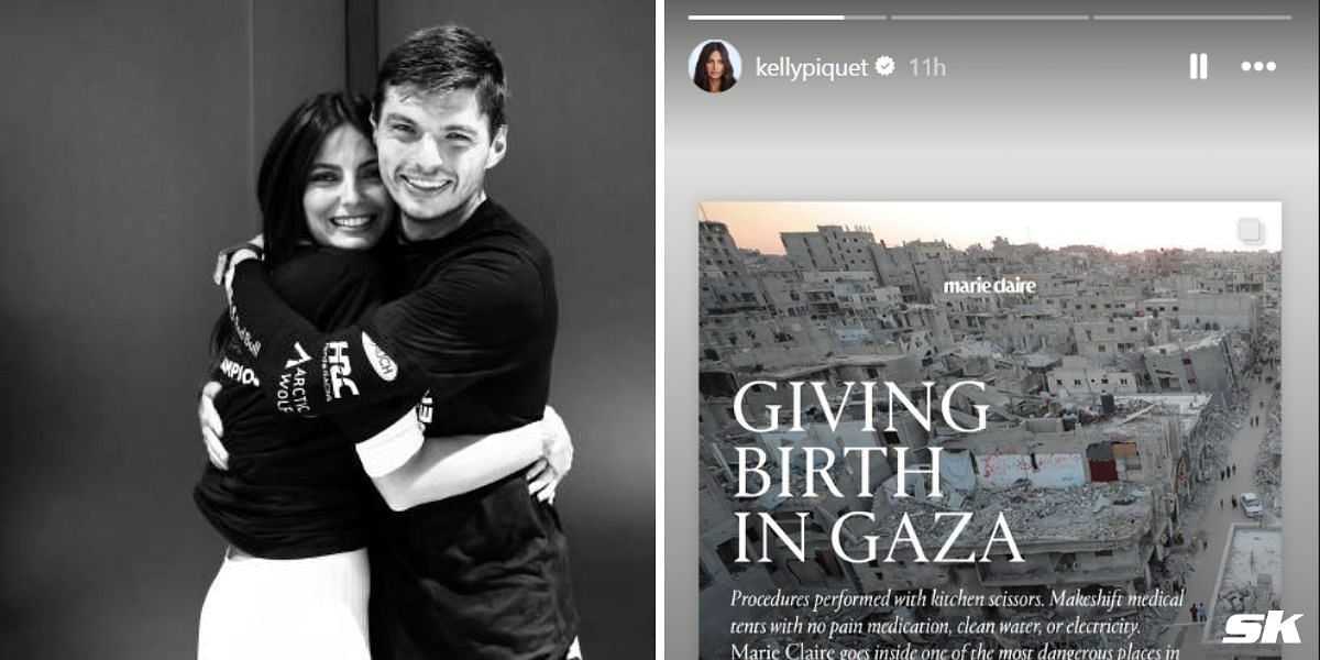 Max Verstappen’s partner Kelly Piquet shares social media post about the situation in Gaza amid ongoing conflict with Israel