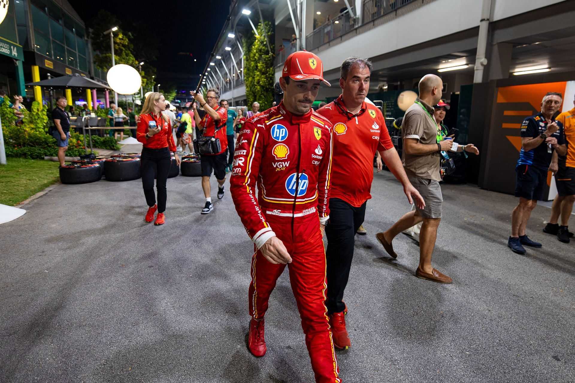 “We threw everything in the bin”: Charles Leclerc lashes out at Ferrari’s lack of tire preparation in the F1 Singapore GP qualifying