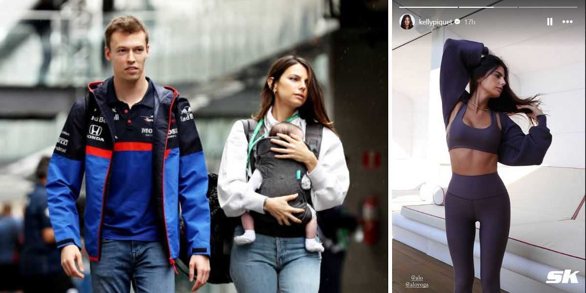 Former F1 driver Daniil Kvyat’s ex-girlfriend shares pictures in a purple yoga outfit on IG